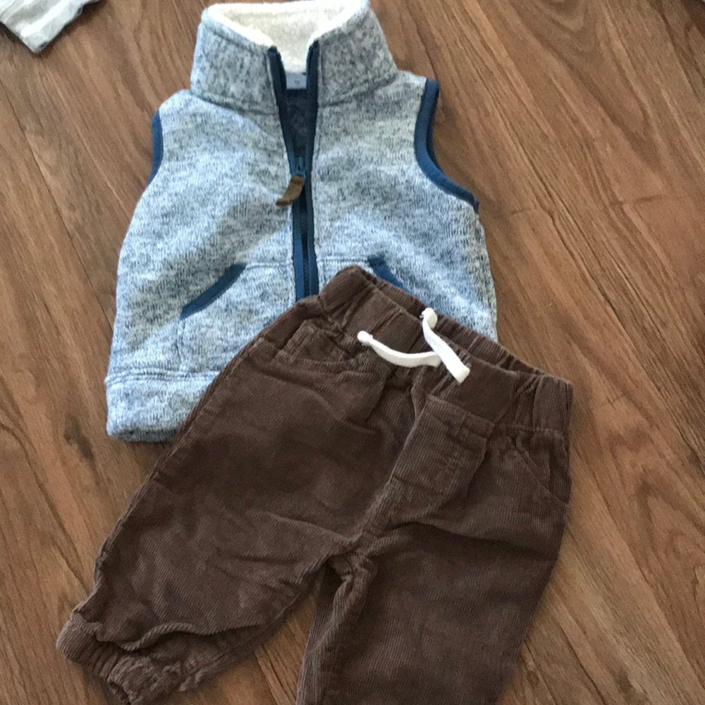 Carters Vest and Pant Set